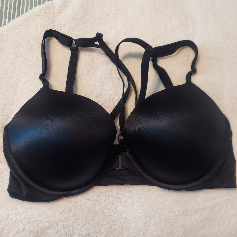 Victoria's Secret Black Racerback Push-Up Bra 38D